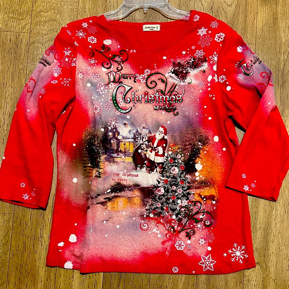 Christmas Red Kids Shirt by